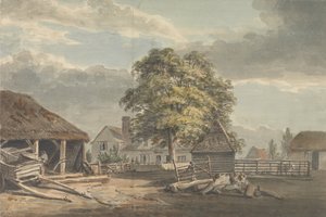 El patio de leña, Gran Parque de Windsor de Paul Sandby